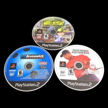 Lot Of 3 - Playstation PS2 - Army Men, Brunswick Pro Bowling, Tiger Woods 06 - $4.21