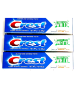 3 X CREST Fresh and White PEPPERMINT GLEEM Toothpaste 2.4 oz  EXP2025 - £15.56 GBP