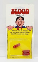 VTG Creative Products Blood Capsules Halloween NOS Prop Cosplay Gag Vampire 1986 - £5.23 GBP