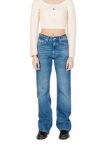 Calvin Klein Jeans Women Jeans - 34 L32 Blue Designer Straight Pants - $2,280.43 MXN