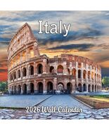2026 Italy Monthly Wall Calendar | 12&quot; x 24&quot; | Travel Calendar 2025-2026 - $21.12 CAD