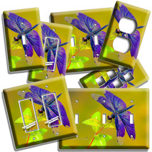 Exotic Purple Dragonfly Summer Nature Light Switch Outlet Plates Room Home Decor - £14.42 GBP+
