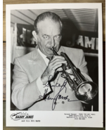 Harry James Signed Photo B/W 8X10 Glossy Big Band Musician Trumpet Playe... - £78.68 GBP