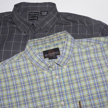 Lot Of 2 Men&#39;s 2XL Shirts ~ Weatherproof &amp; George ~ Vg (Xxl) Long &amp; Short Sleeve - £14.79 GBP