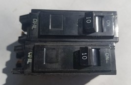 Lot of Two(2) General Electric GE 10 Amp 40C Breakers TQL 1110 - £15.51 GBP