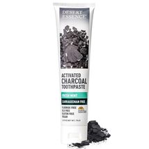 Desert Essence Activated Charcoal Toothpaste - Fluoride and Carrageenan ... - $10.39