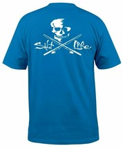 Salt Life Mens Skull &amp; Poles Graphic Pocket Short Sleeve T-Shirt - Large... - £14.90 GBP