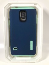 Incipio DualPro Case for Samsung Galaxy S5 - Navy Blue/Turquoise - $11.24