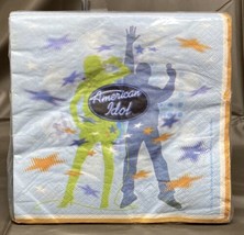 American Idol Napkins 13”X13” 1 Pack 16 Count - £1.95 GBP