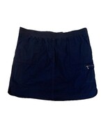 Chico&#39;s Women&#39;s Pull-On Poplin Skort Blue Size XL NWT - $39.90 CAD