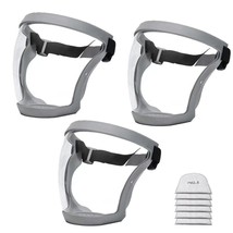 3X Anti-Fog Shield Safety Full Face Super Protective Head Cover Transpar... - £36.85 GBP