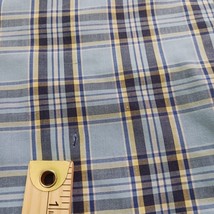 Chaps Easy Care  Men's Blue & Yellow Plaid Long Sleeve Button Down Shirt Size L image 3