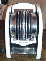 Honey Can Do HCD Tortilla Toaster NT-200 six slot white chrome - $70.00 CAD