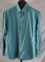 Tommy Bahama blue Window Pane Button Down Shirt Mens Size XL Long Sleeve... - $19.79