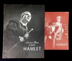 Vintage 1960s Movie Program Laurence Olivier Presents Hamlet Playbill - £11.11 GBP