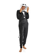 Disney Nightmare Before Christmas Hooded Union Suit One Piece Costume Pa... - $29.69