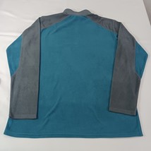 Columbia XM6037 Men's Green/Gray 1/4 Zip Pullover Sweatshirt Size Large image 2