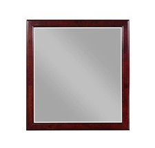 Louis Philippe 36&quot;x38&quot; Mirror, Cherry Finish - $66.00