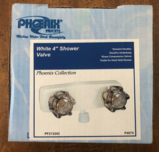 Phoenix 4” Faucet White With Smoke Handles (P407V) PF213243 New In Box - £23.21 GBP
