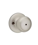 Kwikset Security Cove Satin Nickel Interior Bed/Bath Privacy Door Knob - $16.19