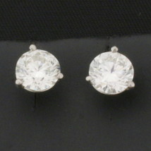2ct GIA Certified Diamond Stud Earrings in Platinum Settings - £5,077.90 GBP