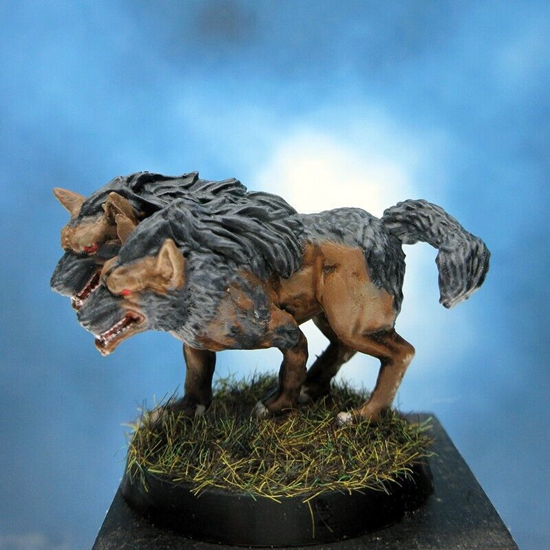 Painted Board Game Plastic Game Piece Hellhound I - $37.49