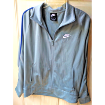 Nike Knit Sportswear Track Jacket Men&#39;s Medium Grey Warm Up Jacket N98 A... - $22.95