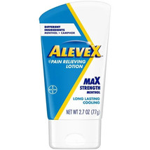 AleveX Pain Relieving Lotion, Pain Reliever, 2.7oz Exp 12/2024 - £12.58 GBP