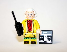 Minifigure Doc Emmet Brown Back To The Future Movie Toys Gift - €6,32 EUR