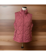 Free Country Sz L 12/14 Women’s Vest Quilted Puffer Pink Lightweight Poc... - $16.88