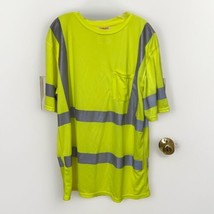 Tingley Yellow Job Sight Class 3 Short Sleeve T-Shirt Mens Size XL Reflective - $15.00