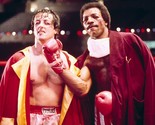 SYLVESTOR STALLONE &amp; CARL WEATHERS 8X10 PHOTO PICTURE ROCKY BOXING - $4.94