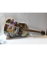 TAYLOR SWIFT Decoupage Acoustic Guitar LOVER RED MIDNIGHTS FEARLESS FOLK... - £419.12 GBP