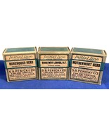 3 Vintage SB Penick &amp; Co Horehound Motherwort Chestnut Leaves Herbs Seal... - €13,63 EUR