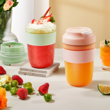 Portable Blender Juicer Cup Rechargeable With 4 Blades For Shakes And Smoothies - £27.82 GBP