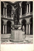 Milano Italy - Cortile di Brera di Napoleone UB UNP 1901-1907 Antique Postcard - £5.92 GBP