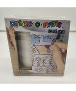 Design-o-matic DIY Mug Set Gift - Design &amp; Draw Your Own Mug/Cup Instantly! - £7.97 GBP