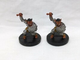 (2) *Damaged Weapons* D&amp;D Minaitures Acheron Goblin 28/60 Miniatures - $9.89