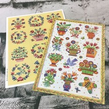 Vintage Scrapbooking Stickers Floral American Greetings Hallmark Lot Of ... - $14.84