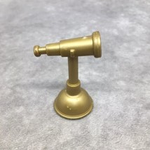 Fisher Price Great Adventures Pirate Ship Replacement Part Gold Telescope  - $3.91