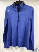 Greyson Sport Brr Royal Blue 1/4 Zip Performance Pullover Stretchy  Sz M - €36,51 EUR