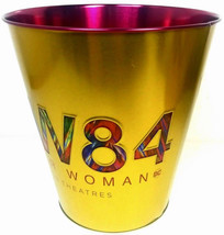 AMC Theaters &quot;WONDER WOMAN WW84&quot; Popcorn Tin Bucket in Plastic Sleeve NEW - $90.85 MXN