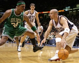 Jason Kidd Paul Pierce 8X10 Photo New Jersey Nets Boston Celtics Basketball Nba - £3.90 GBP
