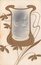Aria Spazzolato Immagine Di Donna IN Dorato Ornate BORDER-1906 Stewart &amp;... - £7.66 GBP