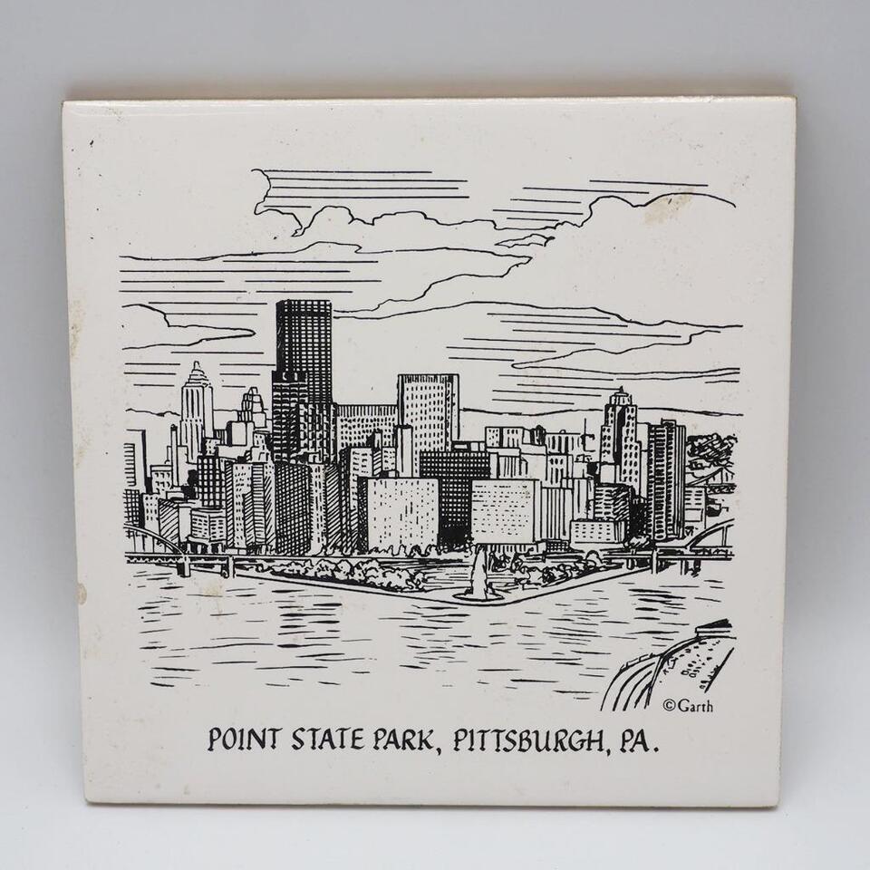 Primary image for Ceramic Tile Pittsburgh Point State Park Skyline-
show original title

Origin...