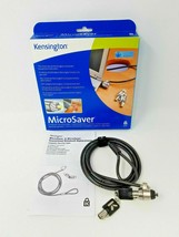 Microsaver Keyed Ultra Laptop Lock, 6 Ft. Steel Cable, Two Keys  Kensing... - $7.91