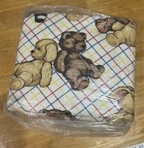 VTG St Marys Satin Trim Blue Jean Bear Twin/full  Blanket Polyester 72x90 - €42,98 EUR