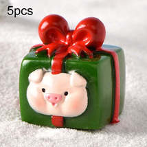 5pcs Christmas Micro Landscape Snowscape Decoration Accessories Christmas Resin  - £0.78 GBP