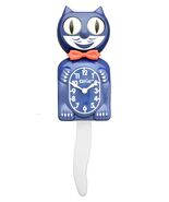 Kit-Cat Klock  Red, White &amp; Galaxy Blue  Clock (15.5″ high) - $2,200.37 MXN