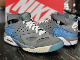 Nike Tech Challenge Huarache Gray/Blue Tennis Shoes 630957-001 Men 9 - £44.78 GBP